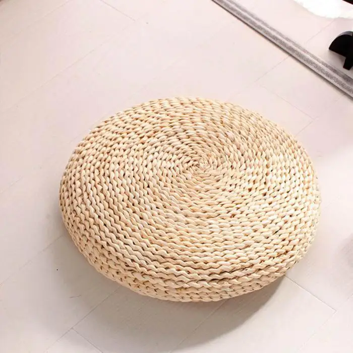 Кукурузная шелуха Weaved подушка для медитации татами японский круг для йоги коврик подушка J2Y