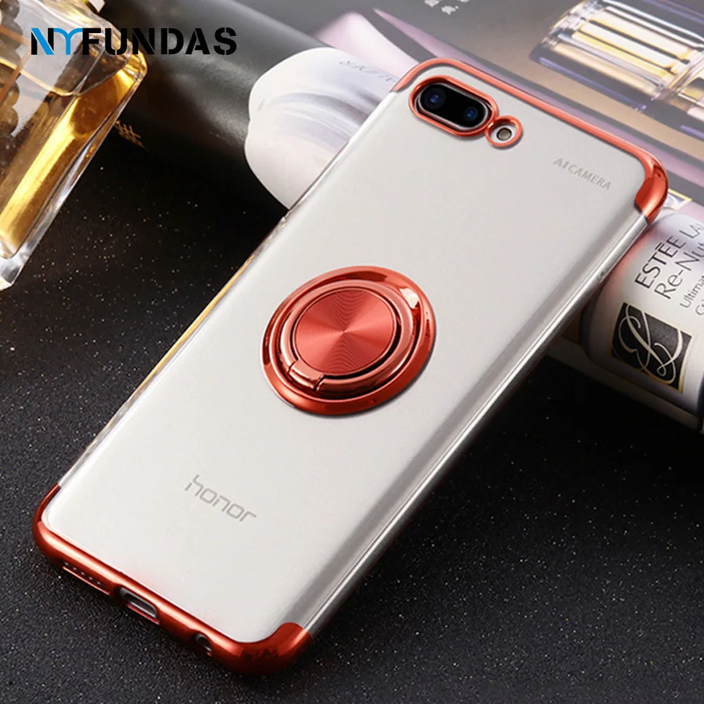 NYFundas 360 чехол с кольцом для пальца huawei mate 20 lite pro X мягкий прозрачный силиконовый