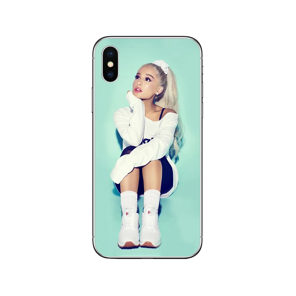 Чехлы для телефонов ciciber Ariana Grande для Iphone 7, 8, 6, 6S Plus, 5S, SE, мягкий чехол из ТПУ для Iphone 11 Pro, XR, XS, MAX, X, чехол, Funda Coque