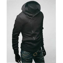 Virgil bear Hooded Men’s 2017 Tops Brand Male Long Sleeve Hoodie Sweatshirt Men’s Slim Solid Men’s hoodie Sportswear XXL black