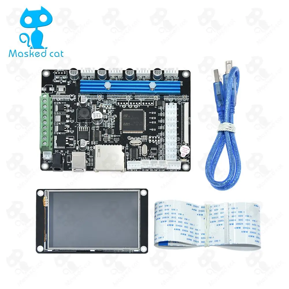 MKS STM32 Robin integrated mainboard controller motherboard with TFT32 v3.0 touch screen 3d printer part parts starter kit gift MKS STM32 Robin integrated mainboard controller motherboard with TFT32 v3.0 touch screen 3d printer part parts starter kit gift
