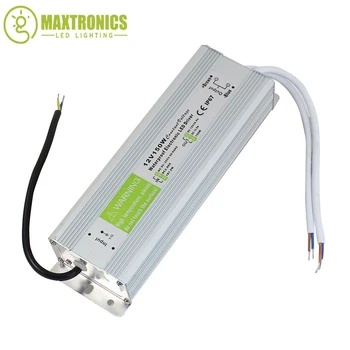 

12V 150W Waterproof Electronic LED Driver Transformer Power Supply AC to DC Switch for 3528 5050 LED Strip light Free shipping