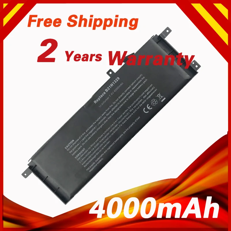 

Laptop Battery For ASUS D553MA F553M F553MA F553SA X453 X453MA X553MA 0B200-00840000 B21-N1329 B21N1329 Ultrabook
