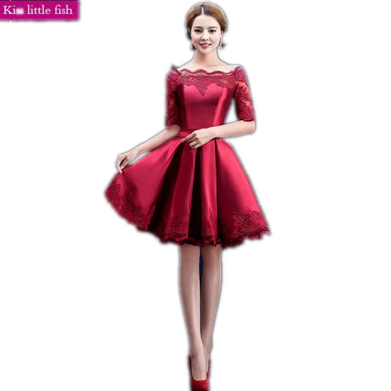 arrive prom dresses short Cheap Dress 