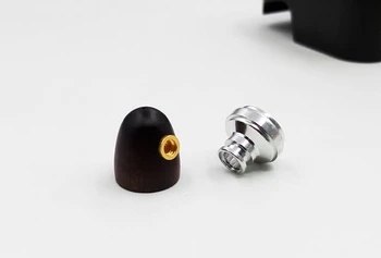 

free shipping new universal universal Shure plug socket female mmcx pure copper gold plated built-in threaded nut 10pcs 5pair