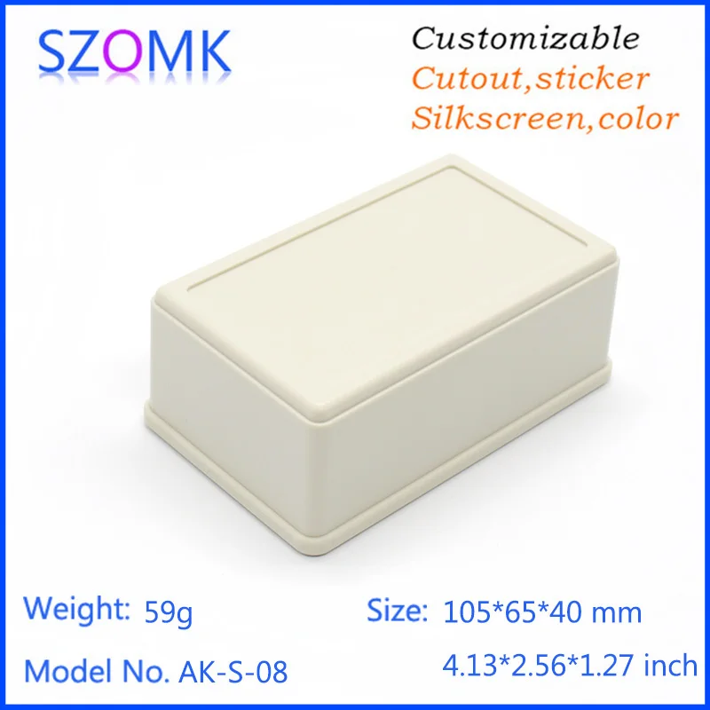 plastic enclosure for electronics control box szomk diy enclosure junction box plastic housing small abs instrument enclosure distribution box black plastic box enclosure electronics case   (17).jpg