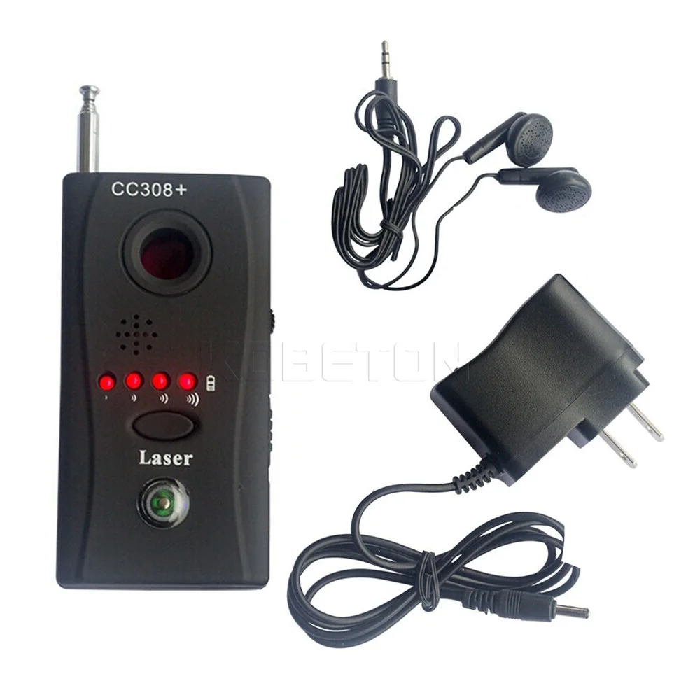 CC380 Full Range Anti-Spy Bug Wireless Camera Cell Phone GPS RF Signal Detector 