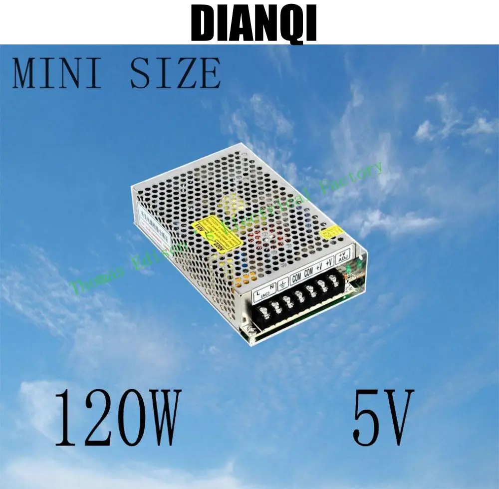 

power supply 120W 5v 24a mini size ac dc converter power supply unit mini size ms-120-5 5v variable dc voltage regulator