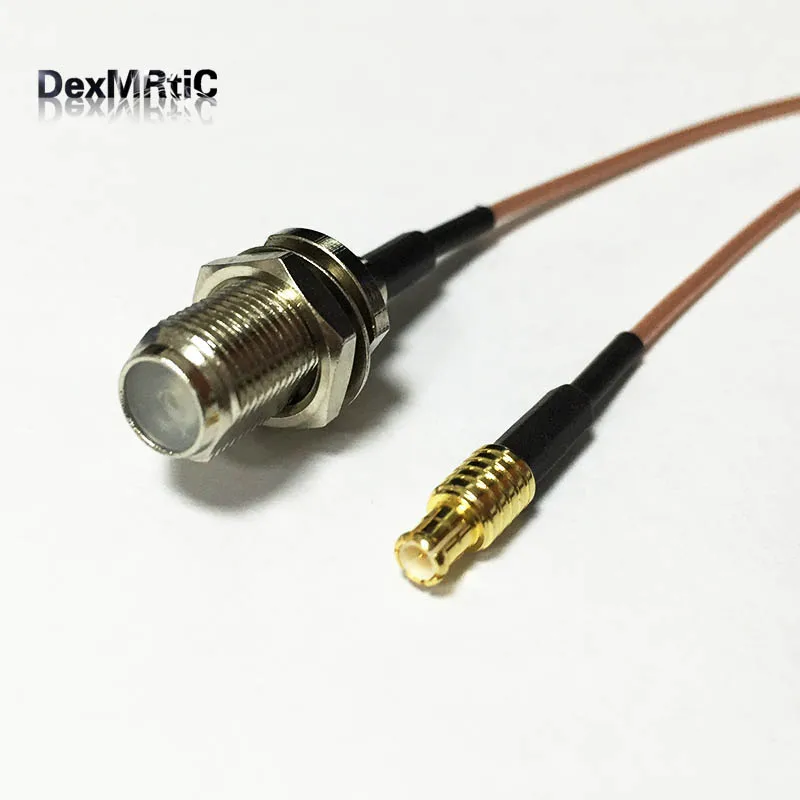 

WIFI antenna adapter MCX male straight switch F type female jack pigtail cable RG178 15cm wholesale