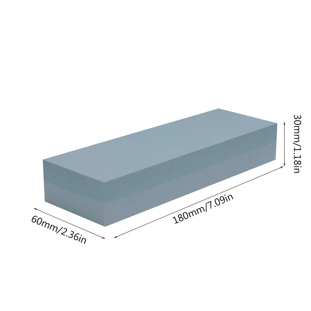Whetstone односторонний точильный камень из корунда 400/1000 для кухонных ножей прямой режущий край абразивный блок