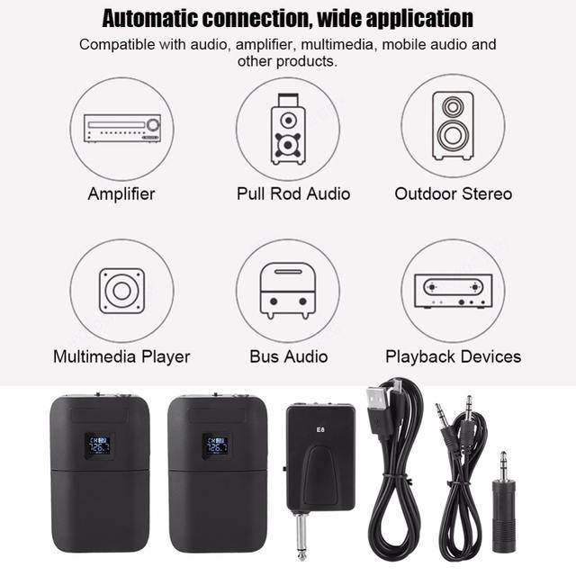 Wireless VHF Lavalier Microphone Set