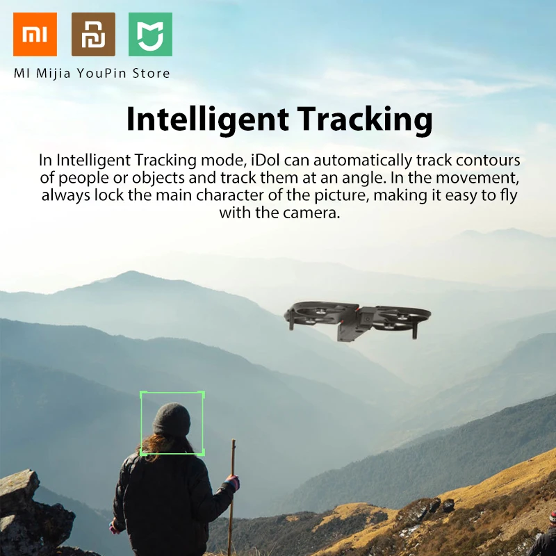 Xiaomi Idol Intelligent Aircraft Ai Recognition App Control Aerial Photography 1080P Gesture Photo Folding Portable Drone Remote