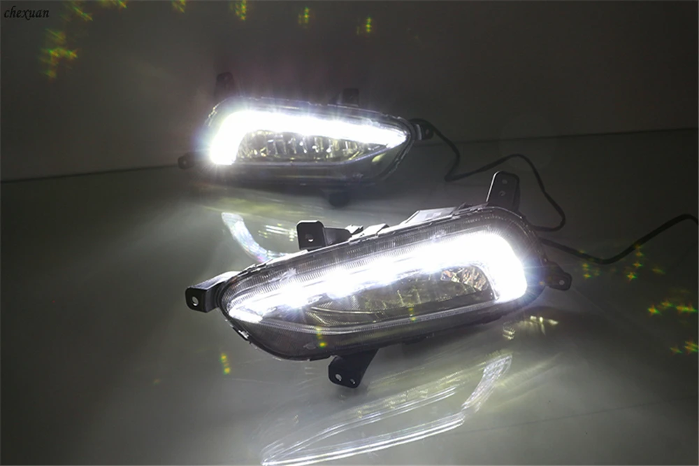 CSCSNL Автомобильная проблесковая 1 пара дневные ходовые огни для Hyundai Tucson 2015 2016 2017