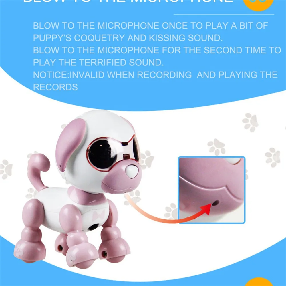 Функция робот-игрушка для собак умный робот для домашних животных Детский интерактивный игровой мат интересный электронная собака