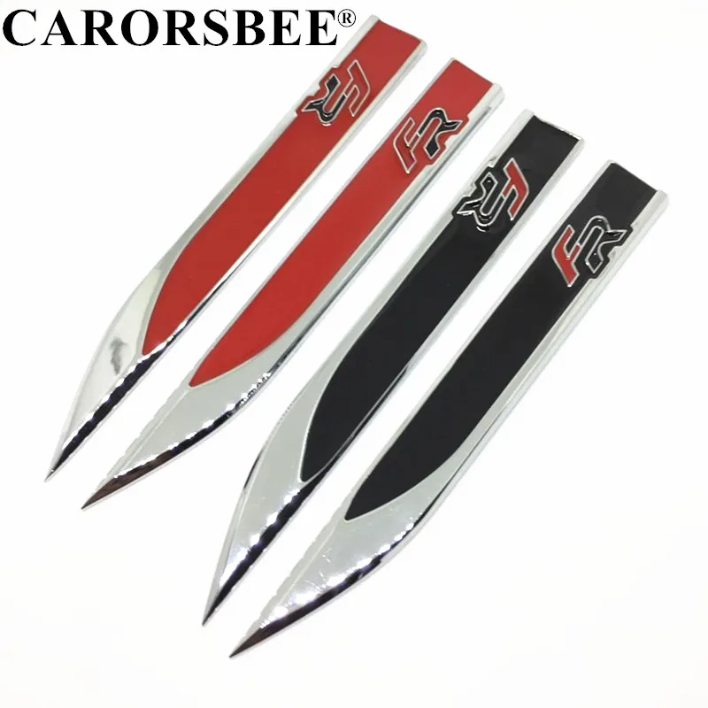 

1 Pair 3D Metal FR Logo Emblem Badge Decal Auto Fender Side Car Sticker for Seat FR Leon Cupra Ibiza Altea Exeo