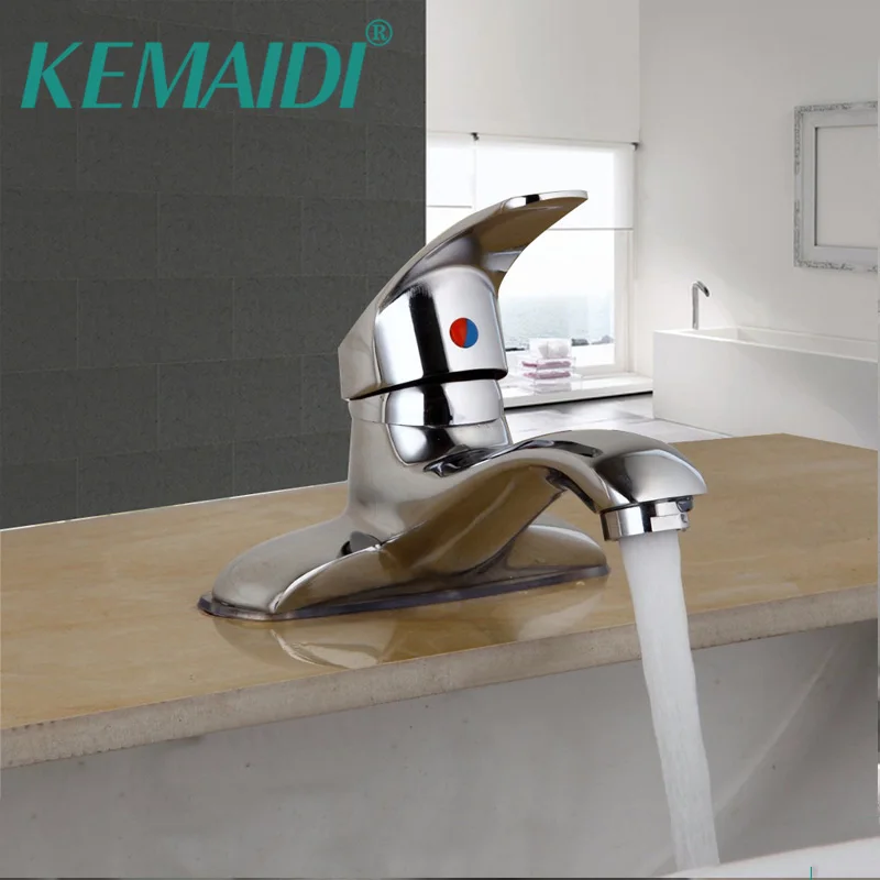 Смеситель для раковины KEMAIDI UK хромированный полированный кран ванной комнаты