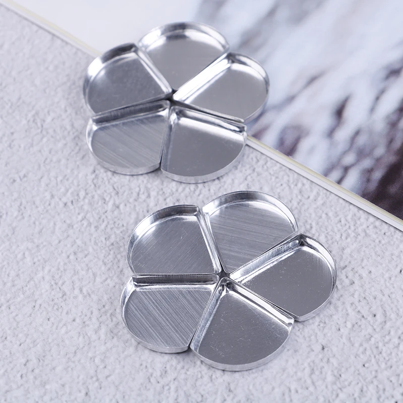 10PCS Mixed size Aluminum Square/flower Empty Eyeshadow Pans Makeup Pigment Palette Powder Storage Case DIY Cosmetic Tools 10PCS Mixed size Aluminum Square/flower Empty Eyeshadow Pans Makeup Pigment Palette Powder Storage Case DIY Cosmetic Tools
