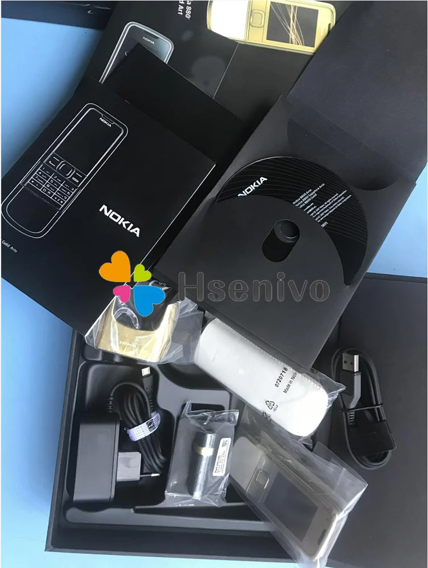 Отремонтированная DHL 100% оригинальная разблокированная Nokia 8800 Arte Gold 4G Внутренняя