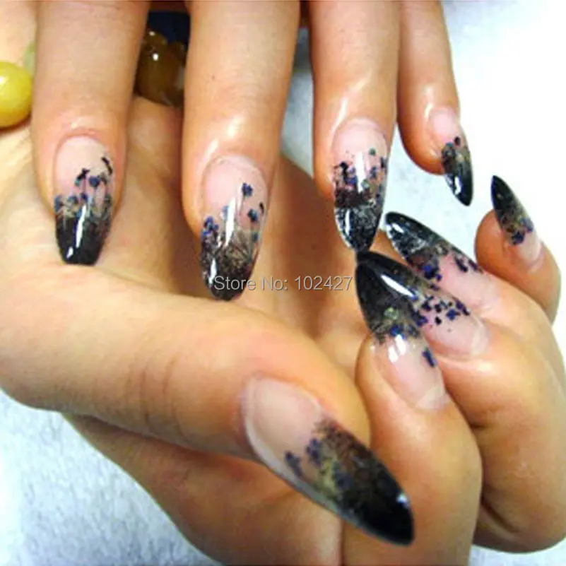 2017 Remarkably Cute Flower Nail Art Ideas Every Will Crave For 12 Colors Dry Flower Nail Art Deco With Free Glue Everbella