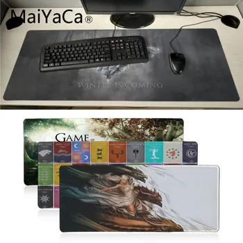 

Maiyaca Game Of Thrones Houses Rubber Desktop Mousepad Gaming Mousepad For PC Laptop Notebook large mouse pad gamer desk pad
