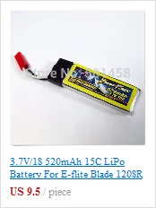 3,7 V 1S 150mAh 15C 1P LiPO батарея для Nine Eagles 260A 270A 320A 210A RC Мини вертолет модель самолета 1S150A2