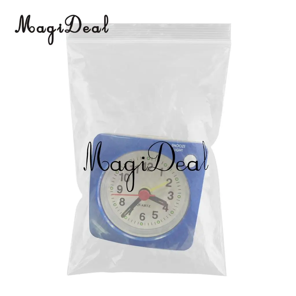 6cm Small Clock Ascending Sound witht Night Light Viewing Ticking Analog Alarm Clock for Travel Bedside Table Desktop Home Decor