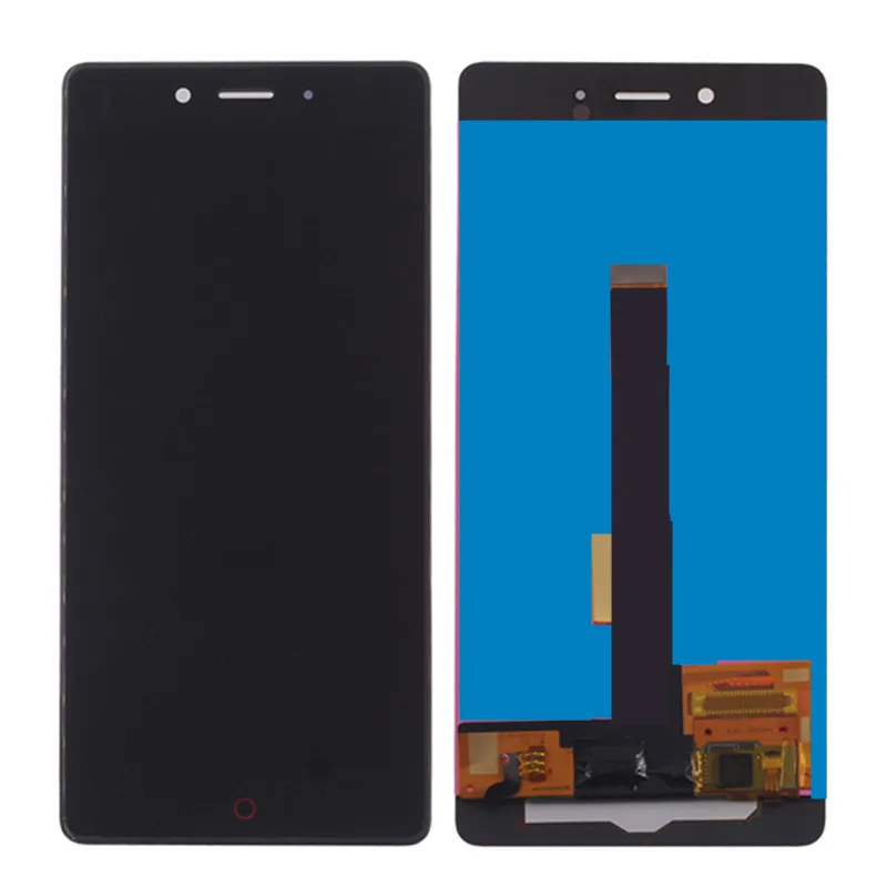 Продажа Для zte Z11 NX531J полный ЖК дисплей Дисплей + кодирующий преобразователь сенсорного экрана в сборе Запчасти для авто 5,5 дюймов бесплатная инструм...