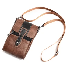 BISI GORO носить ремень Карманный мессенджер Мужская поясная сумка из искусственной кожи износостойкая многофункциональная поясная сумка для активного отдыха Сумочка для телефона, монет