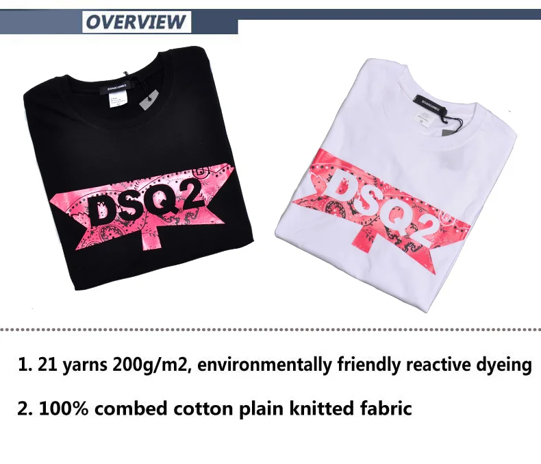 DSQICOND2 Брендовые повседневные футболки DSQ с буквенным принтом топы Мужские Женские Летние повседневные хлопковые футболки с короткими