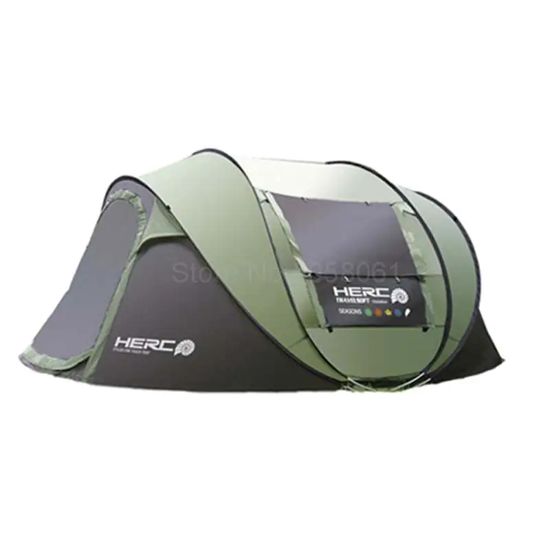 

Fully Automatic Outdoor Indoor Multi-person Campers Throw Away Tents, Family Camping Windproof, Rain-proof And Sunscreen Tents