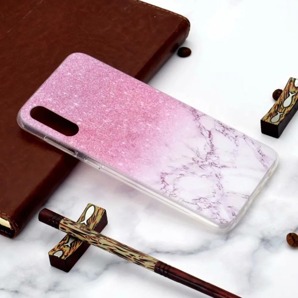 

For Samsung Galaxy M30 A 70 Case Phone Cover Soft Silicone Coque Funda For Samsung Galaxy A70 A40 TPU Transparent Marble Cases