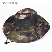 Новая мужская летняя рыболовная Солнцезащитная шляпа, уличная камуфляжная сетка, дышащая крутая шляпа, рыцарская шляпа, ковбойская Солнцезащитная сетка, шляпа