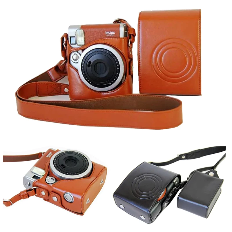 high quality PU Leather Case set camera bag For Fuji