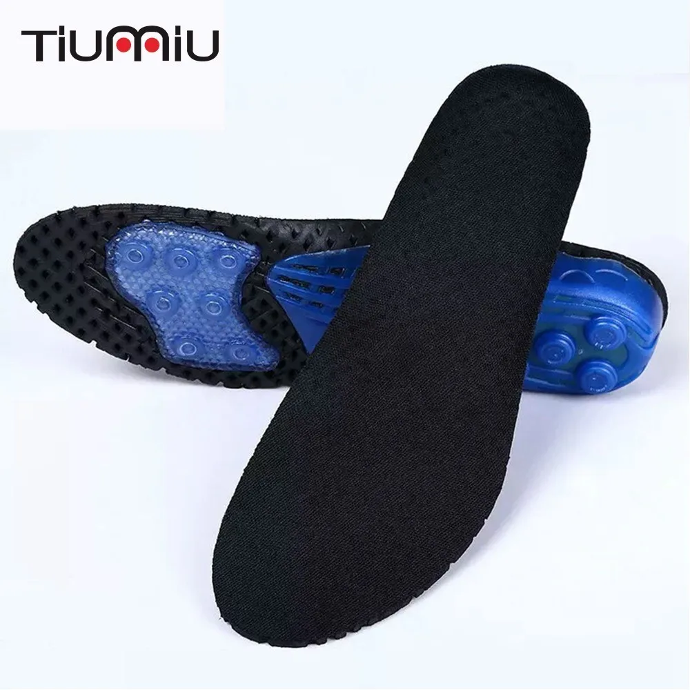 

High Quality Comfortable Silicone Insole Orthopedic Insoles Shock Absorption Spring Pads Foot Care Running Sport Insoles