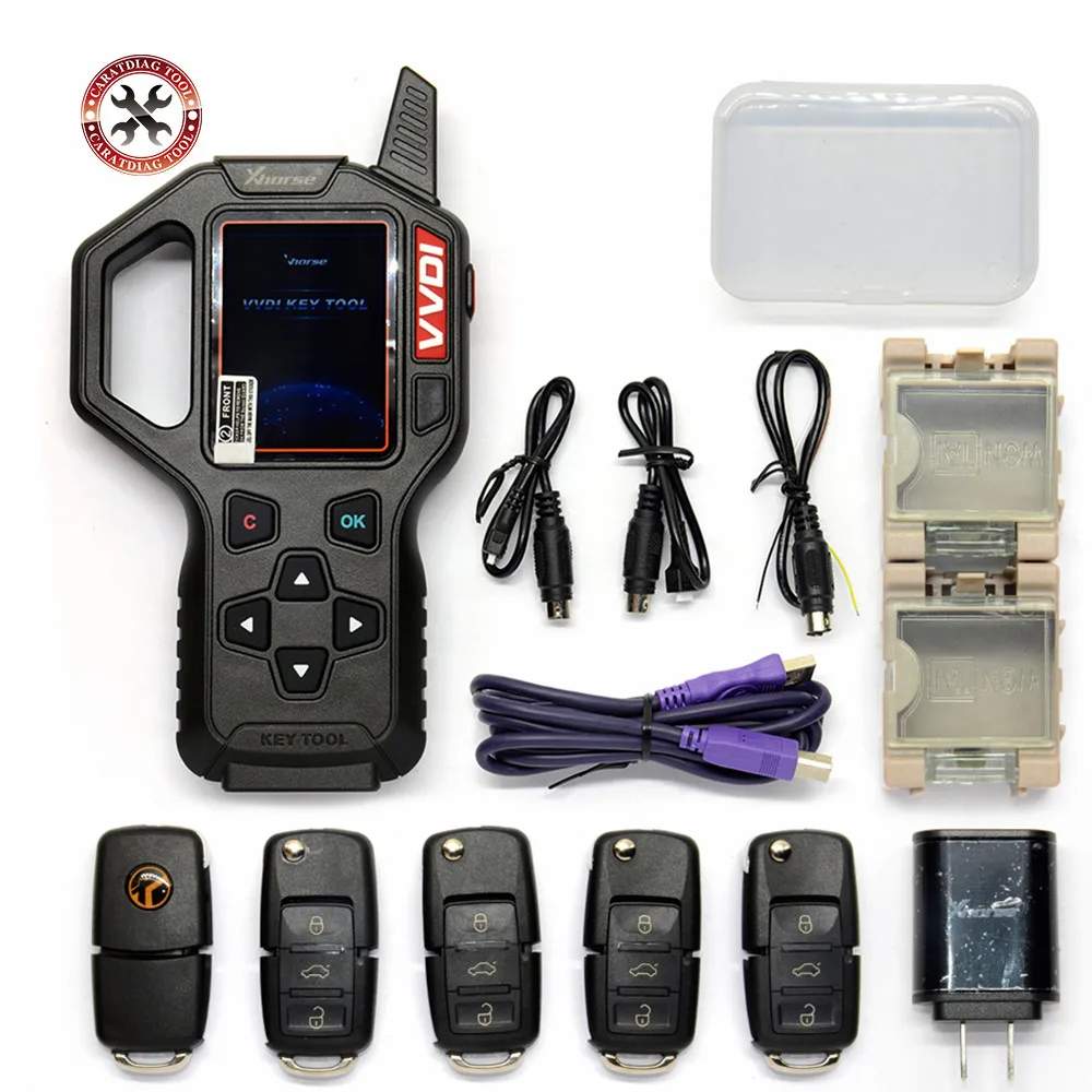 

Original Newest Xhorse VVDI Key Tool Remote Key Programmer VVDI Key Programmer EU/US/ME Version Auto Transponder Key Generator