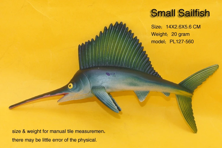 Маленькие Sailfish рыбы модель моделирования морских животных морские животные Дети