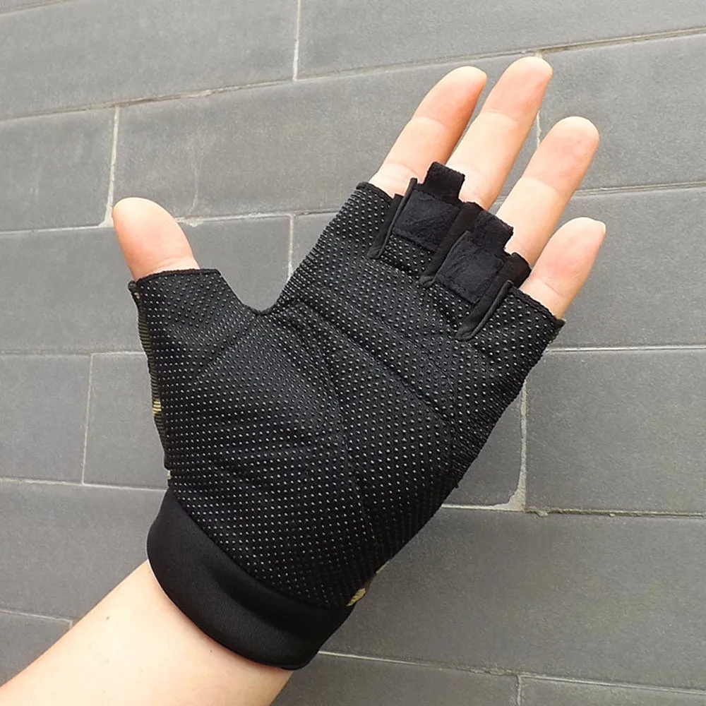 Камуфляжные мужские и женские перчатки на полпальца, дышащие спортивные перчатки, противоскользящие перчатки для велоспорта, спортзала, фитнеса, спорта, перчатки на полпальца