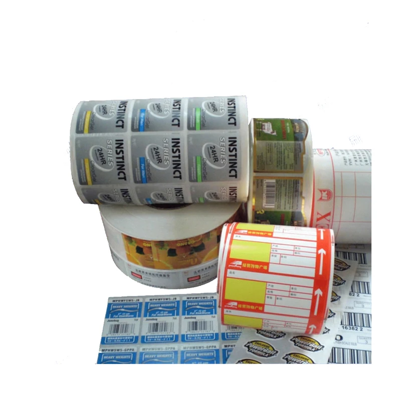 

Custom Printing Pill Bottle Paper Labels Roll Packed, Self Adhesive Pill Bottle Custom Label In Roll Private Logo Label Printed