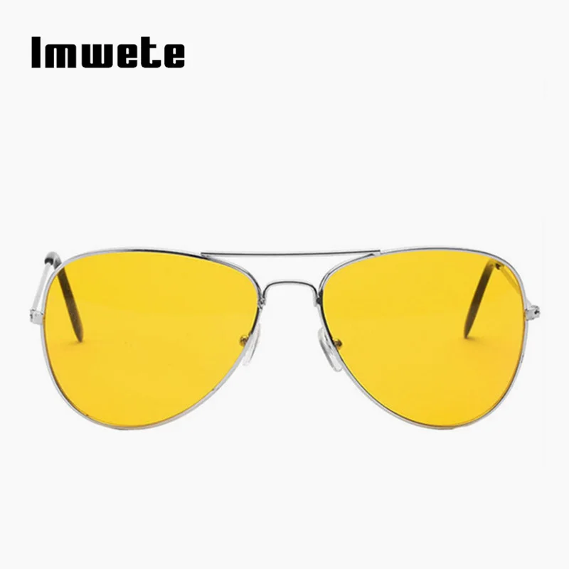 Imwete очки ночного видения для вождения мужчин и женщин, солнцезащитные очки для вождения, металлические оправы, Защитные солнцезащитные очки UV400