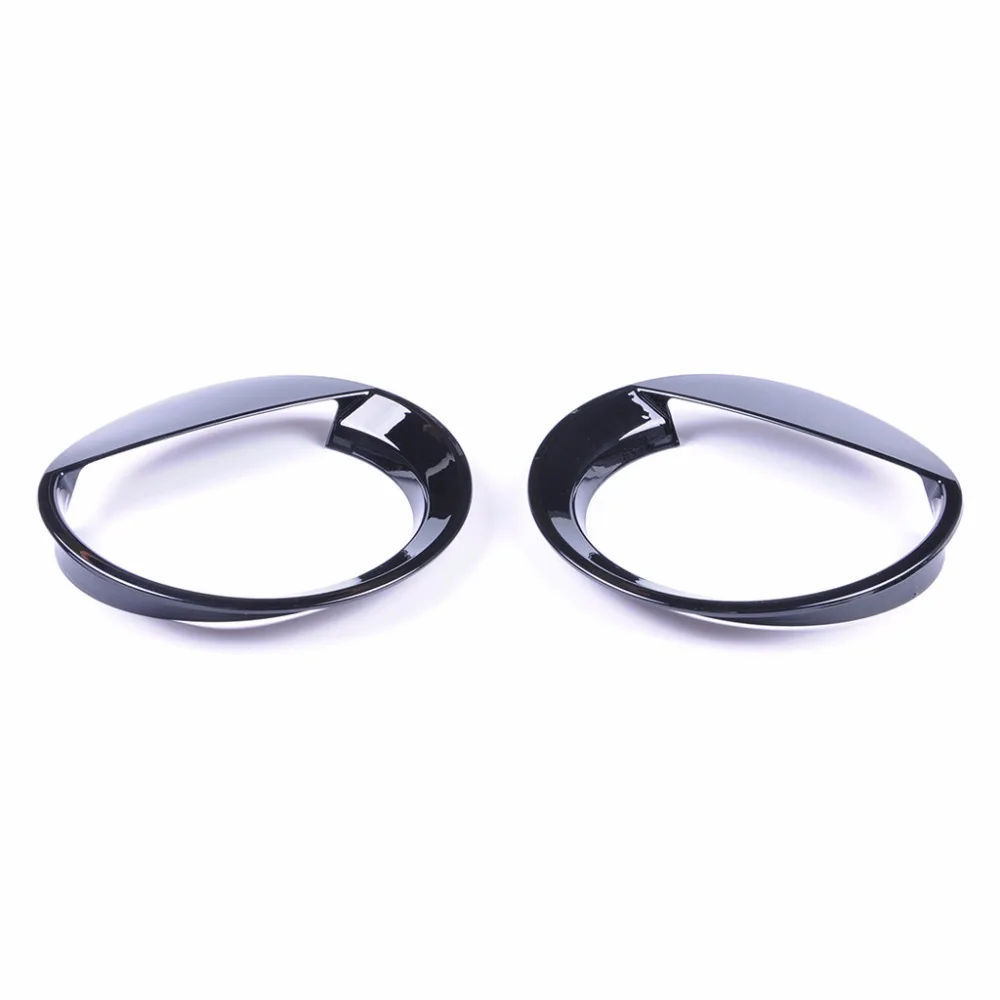 ABS черный налобный фонарь для Jeep Patriot 2011 2012 2013 2014 2015|trim mazda|lamp diamondlamp girl |