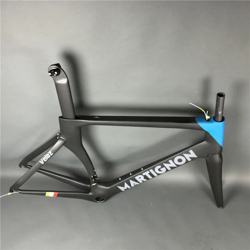 Cheap Road Bike Full Carbon Frameset carbono fiber frame black blue high strength size 48/51/54/56/58cm glossy/matte UD surface 4