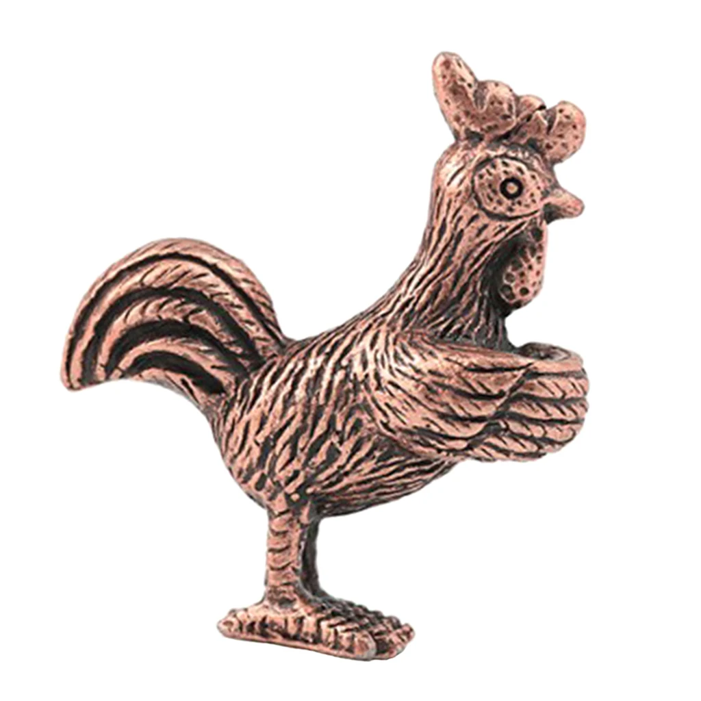 Mini Size Copper Chinese Feng Shui Zodiac Animal LUCKY Fortune Wealth Office Home Decoration Lucky Ornaments