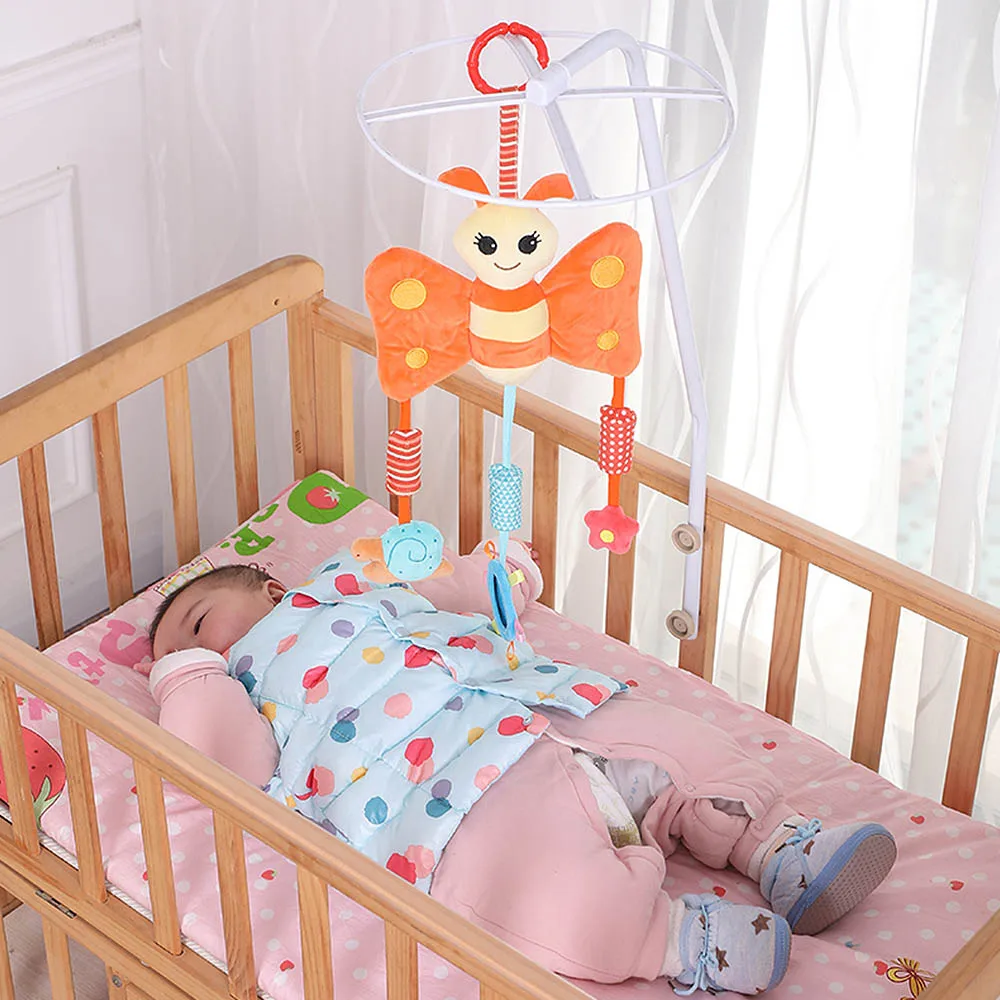 Детская коляска для новорожденных подвесная игрушка в виде милых животных кукольная кровать плюшевые постель с игрушкой детские