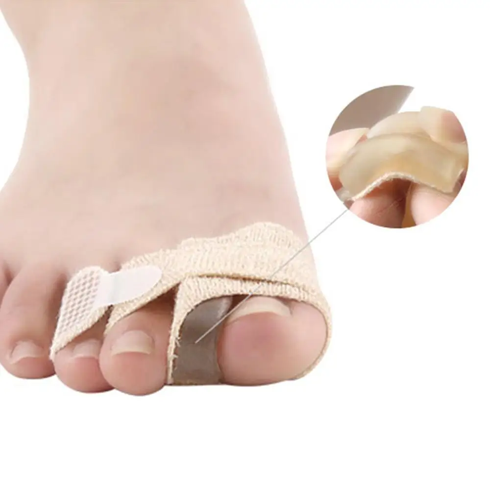 Unisex Bunion Corrector Pain Relief SEBS Silicone Gel Toe Separator Hallux Valgus Hammer Toe Splints Straightener Bandage Wrap