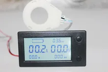 Voltmètre numérique 300V DC, testeur de capacité de batterie de voiture, coulomètre, compteur de puissance, watt-heure avec capteur à effet Hall