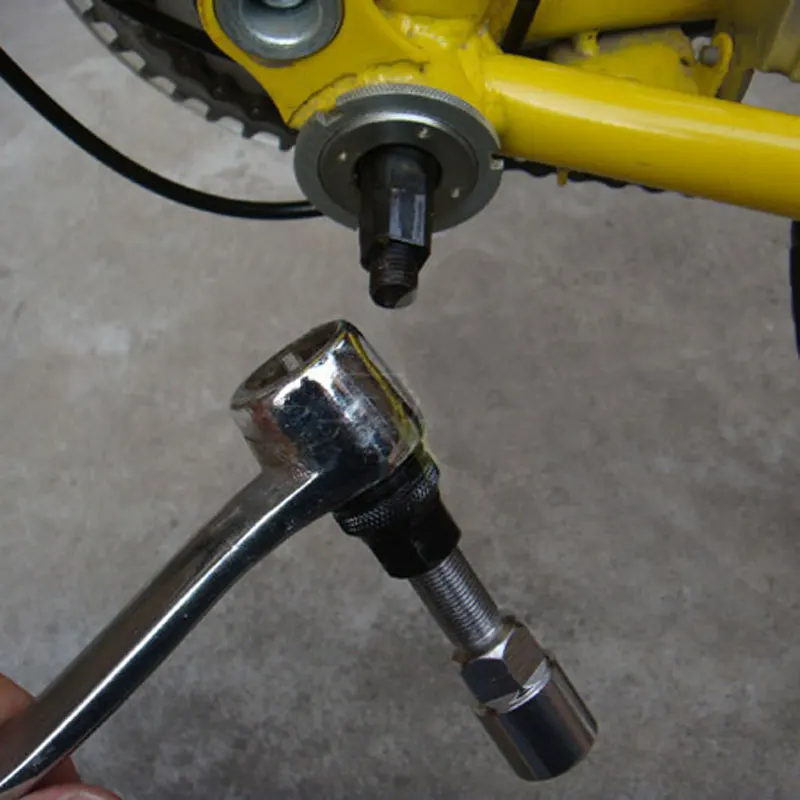 Прочный велотренажер Съемник велосипедный ремонтный экстрактор Нижний Кронштейн для снятия Универсальный Велосипедный шатун Съемник педалей