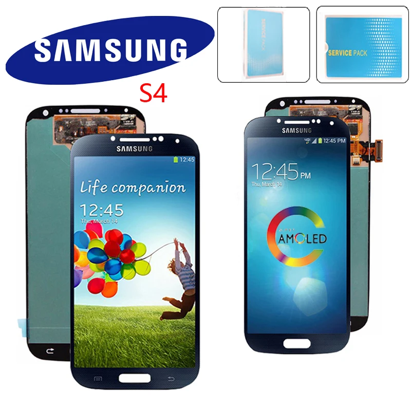 Оригинальный 5 0 ''Super AMOLED ЖК дисплей для SAMSUNG Galaxy S4 i9505 i9500 i9506 i9515 сенсорный экран