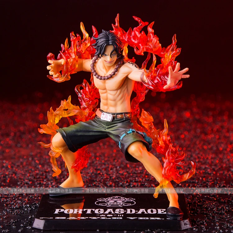

One Piece anime PVC Action Figure about 14cm Portgus D Ace Kits Collection Model Toy birthday gift w1763