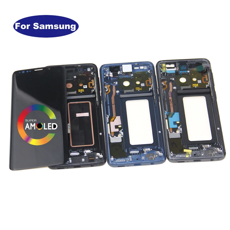 Для SAMSUNG Galaxy S9 дисплей S9+ Plus G960 G965 ЖК-дисплей с сенсорным экраном дигитайзер