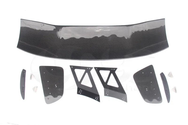 GT86 FT86 ZN6 FRS BRZ ZC6 Voltex Type 2V Style GT Wing w Metal Stands CF (6)